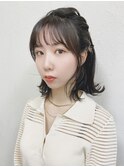 片サイドねじりアレンジ