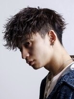 ゴールドナゴヤ 名駅(GOALD NAGOYA)&nbsp;◇メンズカット波打ち前下がりルーズツイストパーマツーブロック