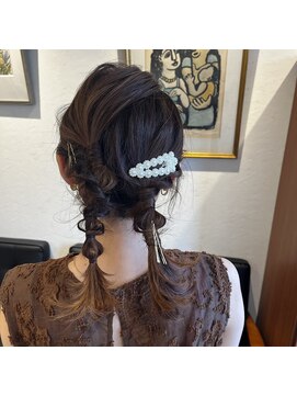 アルマヘアー(Alma hair by murasaki) ◎お呼ばれヘアのツインアレンジ◎