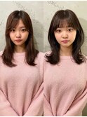 ミディアムくびれヘアー