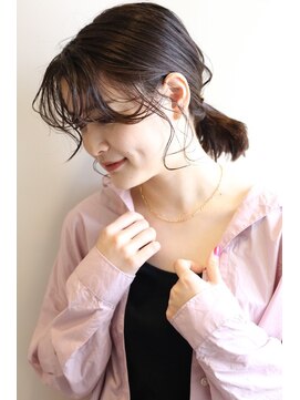 スペシウムバイアンバースデー(spacium by UNBIRTHDAY) ミディアムアレンジ/おくれ毛【HIYORI】