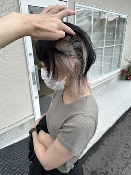 ケシキ(keshiki) ウルフ×インナーカラー