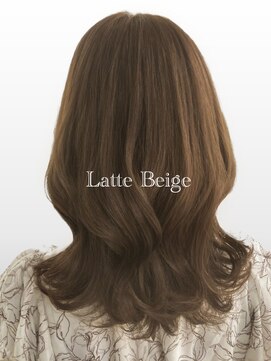 サラジュ 仁川店(SARAJU) 透明感カラー　透明感◎ラテベージュ×くびれミディアム