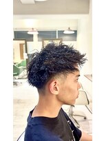 リーフ 王寺店(LEAF≠)&nbsp;ナチュラルフェード×ツイストパーマ