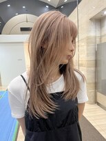 ヴィア(Via)&nbsp;レイヤーカット×ミルクティー