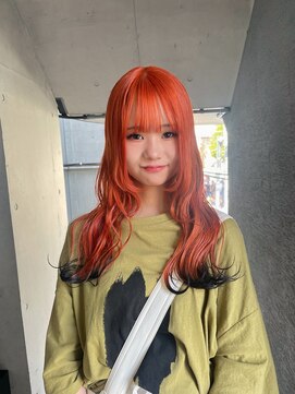 アルカナ 明治神宮前原宿(ARCANA) キツネカラー/オレンジカラー/裾カラー/エンドカラー