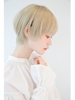 ニューヨークニューヨーク 大久保店(NYNY)&nbsp;ブランドベージュ×大人可愛いくびれショートボブ(ケアブリーチ)