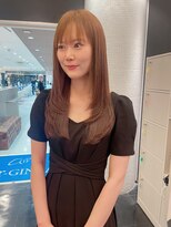 ★岡田有加★20代30代★銀座★重軽レイヤースタイル