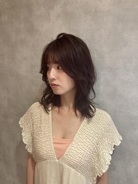 ヘアースペースブルームエア HAIR SPACE BLOOM Ea 透明感抜群！ピンクベージュカラー！