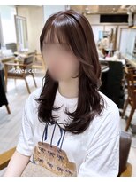 プラグ バイ ネオリーブ(plug by neolive)&nbsp;こなれミディ×髪質改善[髪質改善/縮毛矯正/韓国]T