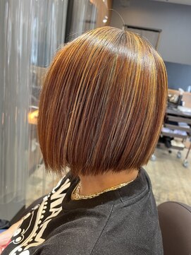 リベアトウキョウ 大島店(ReverTOKYO) オレンジ/ショートボブ/ブラウン[大島/大島駅]