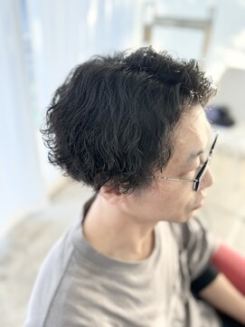 ヘア スパ リゾート リアン(hair spa resort Lien) ＊センターパート×波打ち、波巻きMIXパーマ＊