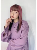 ネクストハラジュク(NEXT HARAJUKU)&nbsp;ピンク×ブラックアンブレラカラー