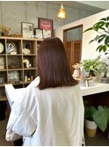 セミロング【切りぱなし】