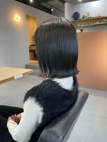 リブ(LIV)&nbsp;切りっぱなしボブ/髪質改善/リンクSYSTEMトリートメントLight