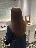 大人可愛いナチュラルブラウン 髪質改善トリートメント