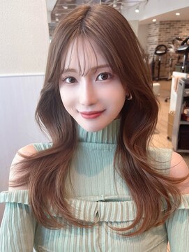 アフロート ディル(AFLOAT D'L) 2wayバングでイメチェン！顔まわりレイヤーくびれヘアが人気◎