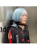 ウルフカット/レイヤーカット/ブリーチ/髪質改善[渋谷/原宿]