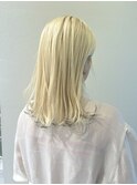 抜きっぱなしブリーチ裾カラー毛先カラーニュアンスカラー