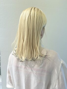 ダブ アオヤマ(DaB AOYAMA) 抜きっぱなしブリーチ裾カラー毛先カラーニュアンスカラー