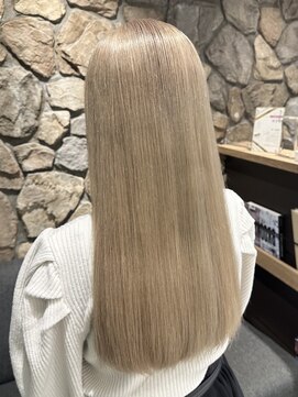 ラック 表参道(LUCK) ミルクティーベージュ/ラベンダーミルクティー/ブリーチ/表参道