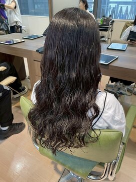 アウラ(AURA) 盛岡駅レディースパーマショートパーマコテ巻き風パーマ30代40代