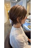 神戸ボブ・髪が多い方のボブ・神戸ショート・大人ボブ・40代髪型