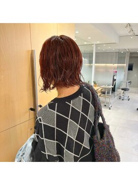 ロマリア 渋谷 渋谷宮益坂(Lomalia) 乾かすだけでキマる髪ケアカラーウェーブパーマボブ