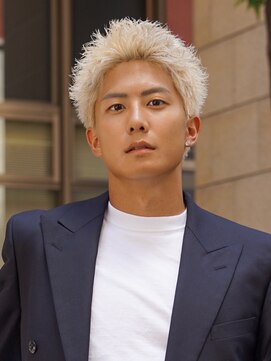 ゴールドシブヤ(GOALD SHIBUYA) 成人式ハイトーンスパイキーショート