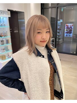 ソワンドブレスセルン 心斎橋(soin de brace cerne) ハイトーンカラー【milktea beige】