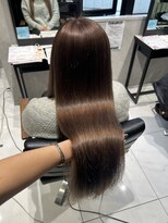 フォルテノエル 静岡鷹匠店(FORTE Noel)&nbsp;マロンブラウン/ダブルカラー/髪質改善