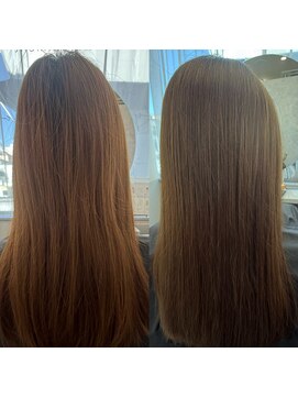 トッカ 茨木(tocca) ブリーチなしの透明感カラー！ベージュブラウン