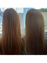 トッカ 茨木(tocca) ブリーチなしの透明感カラー!ベージュブラウン