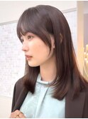 前髪/顔まわり小顔/大人レイヤー/レイヤーカット/丸顔/面長/銀座