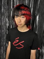 コエル(KOER)&nbsp;Y2Kブラックレッドパンクウルフ