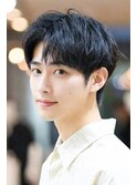 【MENS Elsa】ナチュラルセンターパート