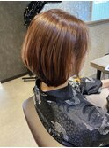 shine hair frapp　ナチュラルショートボブ