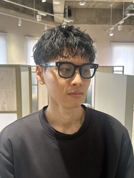 アレアル 広島並木通り店(ALEAR) メンズカット/ルーズパーマ/ルーズショート/アイブロウ/眉毛