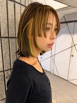 ダブ アオヤマ(DaB AOYAMA)&nbsp;ポイントブリーチデザインカラー