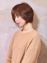 ヘアサロン シロップ(Hair Salon Syrup) 『ショートボブ』×『ブラウンベージュ』(side)