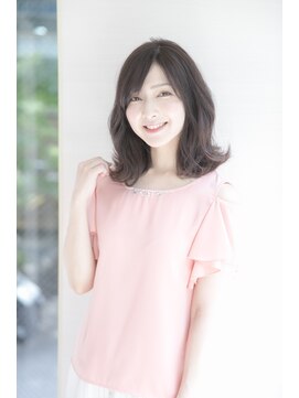 ルルディ バイ アフロディーテ銀座(luludi by APHRODITE) 前髪/マチルダボブ/ピンクベージュ/インナーグレージュ/銀座