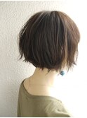 【morio成増】秋冬×ワンレンボブ×ナチュラルアッシュ×透明感