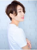 【morio池袋】今年流行大人かわいい小顔ハンサムショート#