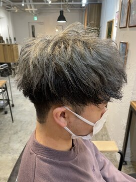 エルオム(EL.HOMME) 【YUKI】ホワイトグレー×ブラック