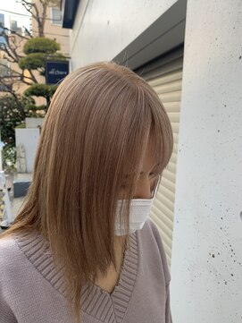 ロイジー(roijir) 【roijir 表参道】ハイトーン☆ミルクティーベージュ