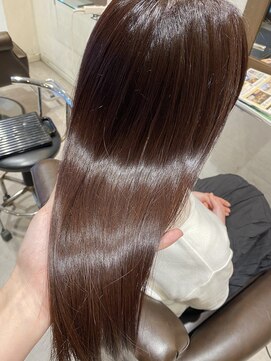 ハートライン(hair bridal Heart Line) 透明感カラーULTOWAトリートメント