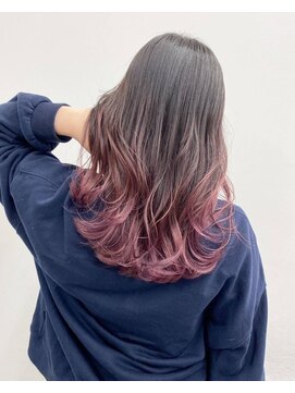 イース バイ アンブルリュクス 北千住(Ease by amble luxe) グラデーションピンク