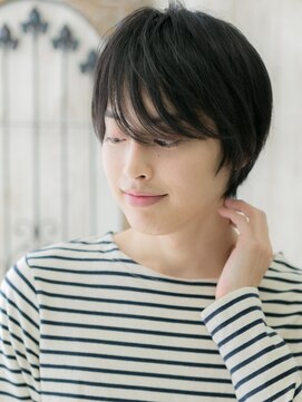 グルーミングサロン バーバー キャッスル 北浦和西口(Grooming salon Barber Castle) 黒髪でビジカジも◎アシンメトリーサイドパートショートS北浦和