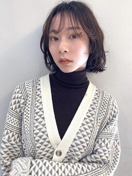 サーカス バイ ビュートリアム 青山(CIRCUS by BEAUTRIUM) 30代40代50代 ボブ ミニボブ ニュアンスパーマ ゆるふわ