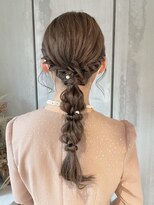 ロンプ(romp)&nbsp;【ヘアセット】【ヘアアレンジ】【編みおろし】【恵比寿】